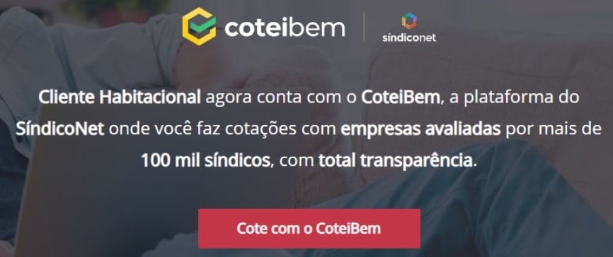 parceria habitacional e coteibem para cotação de serviços e produtos para o condomínio